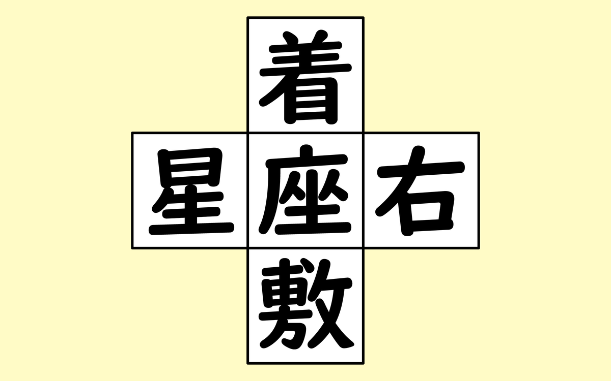 【脳トレ】漢字穴埋めで頭の体操
