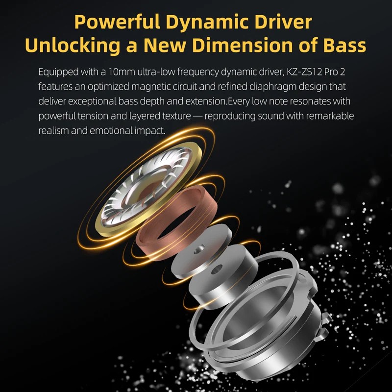 10mm Super-Linear DD の分解図