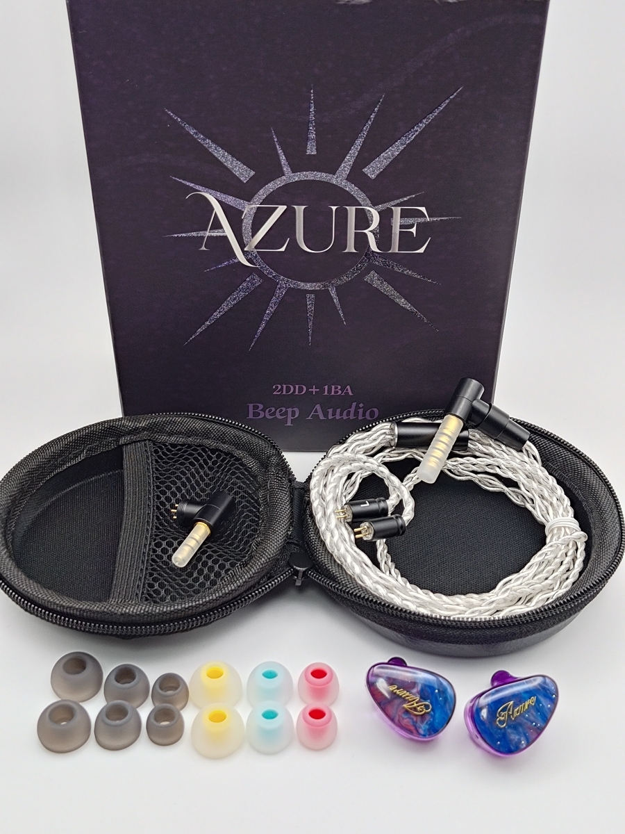 Beep Audio Azure レビュー｜2DD＋1BAハイブリッドで楽しむフラット