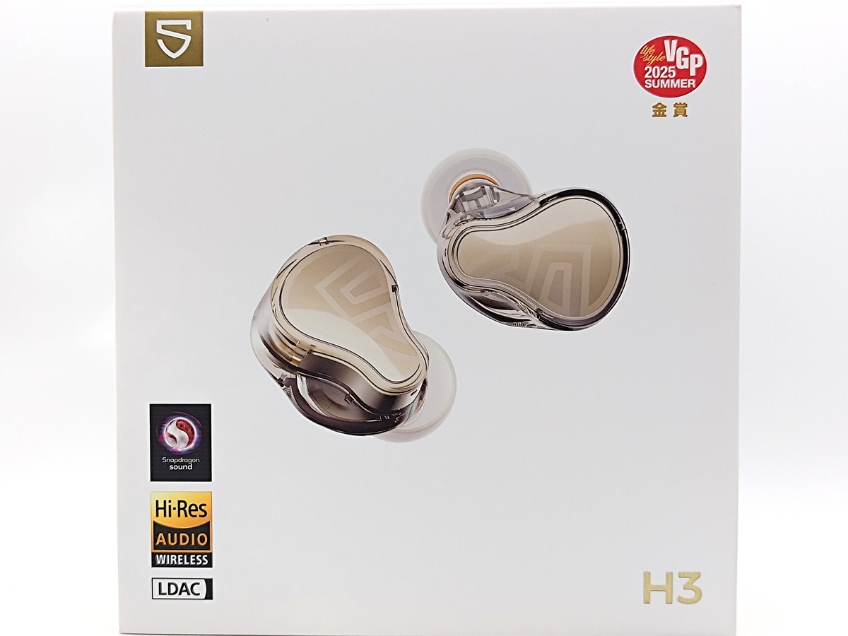 SOUNDPEATS H3 Review｜Snapdragon Sound×1DD+2BAでaptX Lossless/LDAC