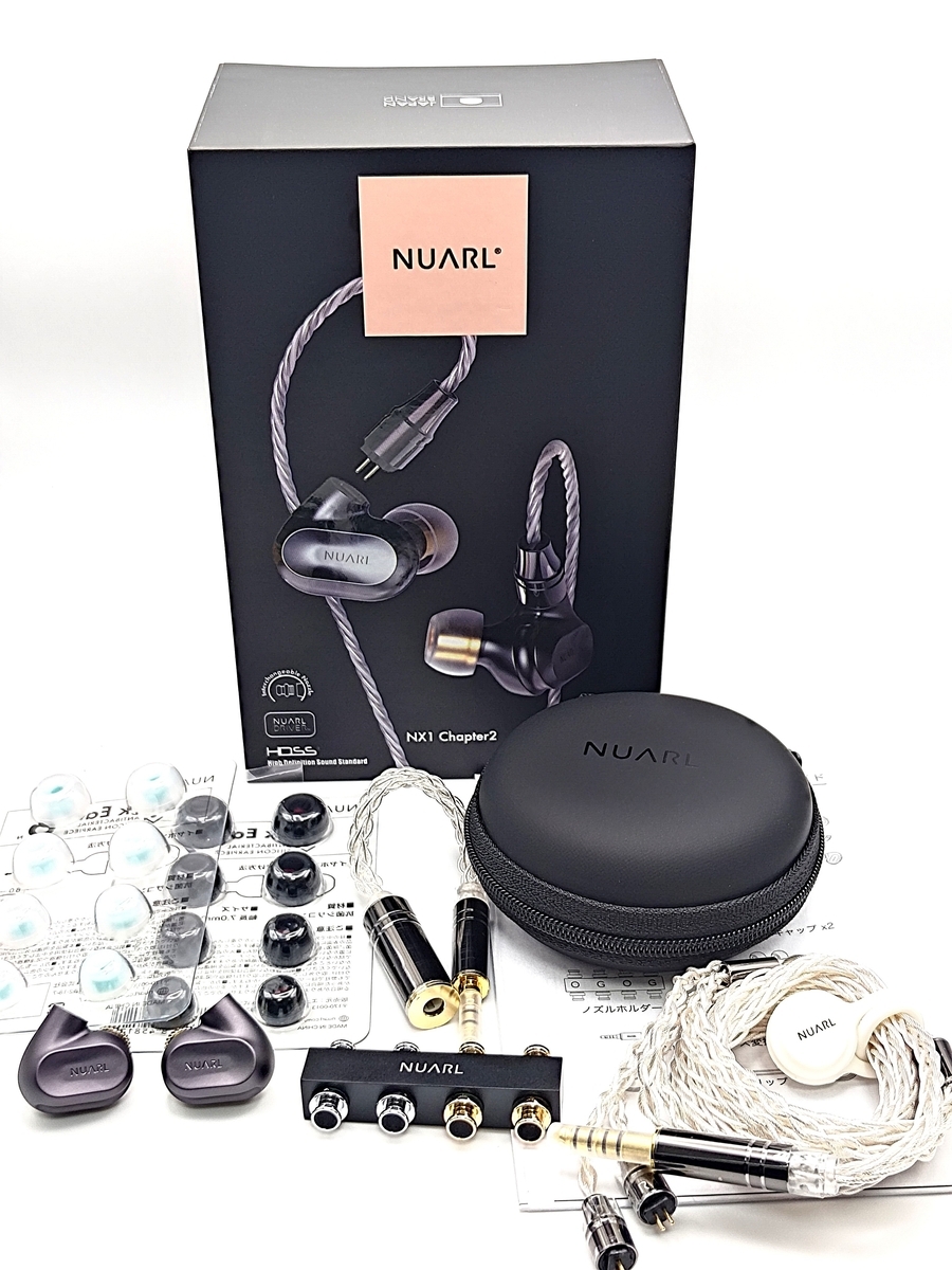 NUARL NX1 Chapter2 有線イヤホン NUARL NX1 Chapter2 有線イヤホンレビュー 超高解像度・分離感で