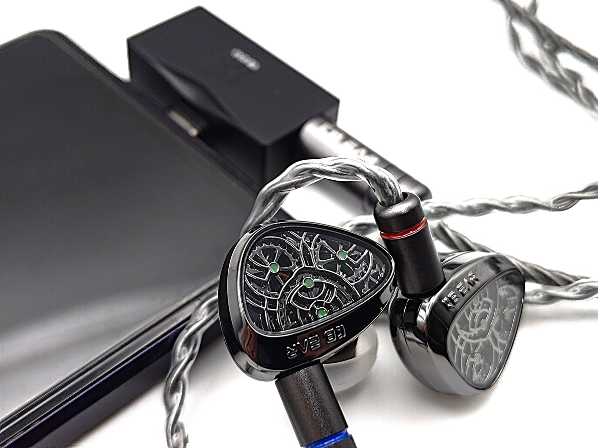 リケーブル付】KBEAR Tourbillon-X 他 中華イヤホン4本まとめ KBEAR