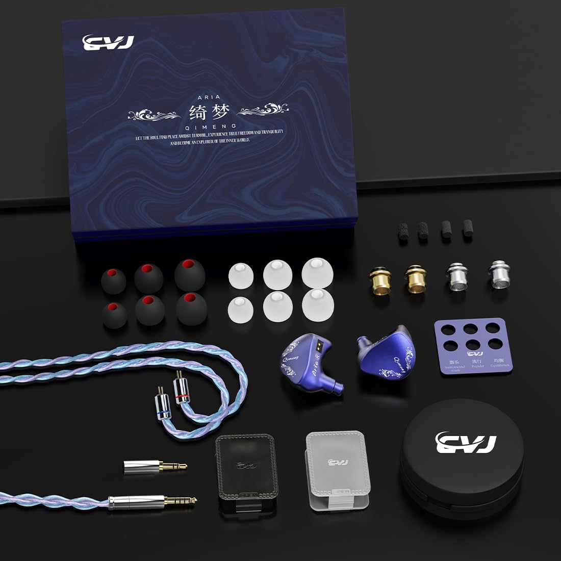 CVJ ARIA レビュー｜ノズルとコットンで遊べる1DD IEM - はむはむの