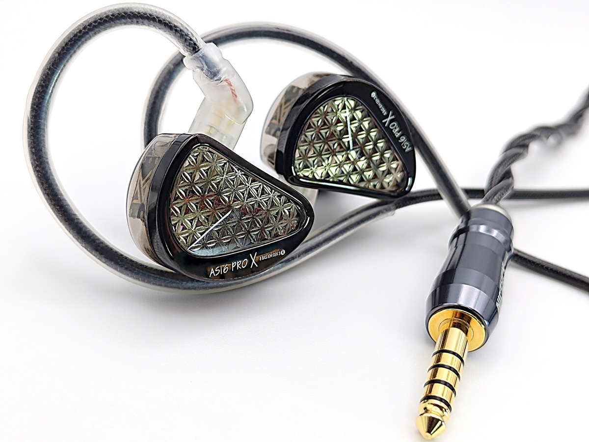 KZ AS16 PRO X ショートレビュー｜KZがHi-Fi方向へ整えた16BA高分離IEM