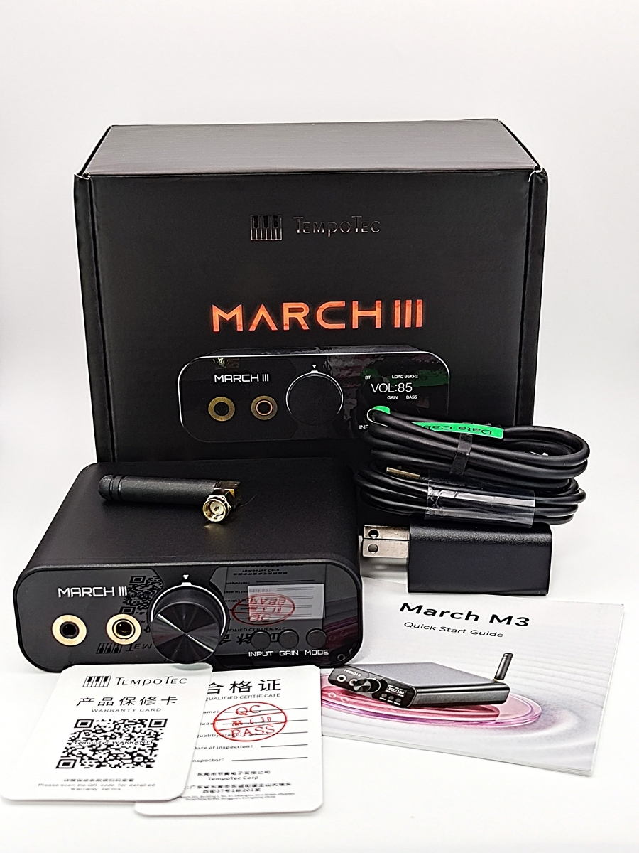 【新品未使用】TempoTec March II-M3 TempoTec March III-M3II（M3-2025）レビュー｜音質・出力・LDAC・実測