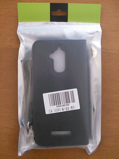 Amazonで買った「Arae」asus ZenFone 3 Max ZC520TL ケース 手帳型