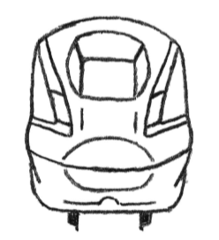 電車大好き 絵本 いろんなでんしゃ はっしゃしまーす から 電車のぬりえ無料配布中です Hanaのおと