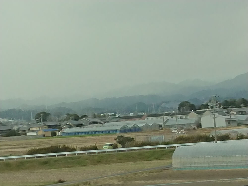 新幹線からの景色1