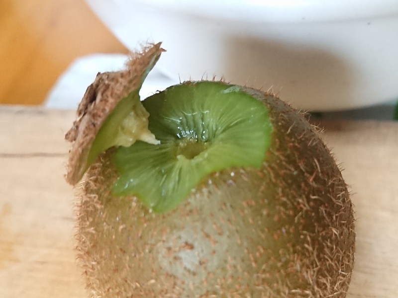 ヘタが取れたところ