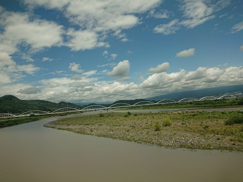 富士川からの景色