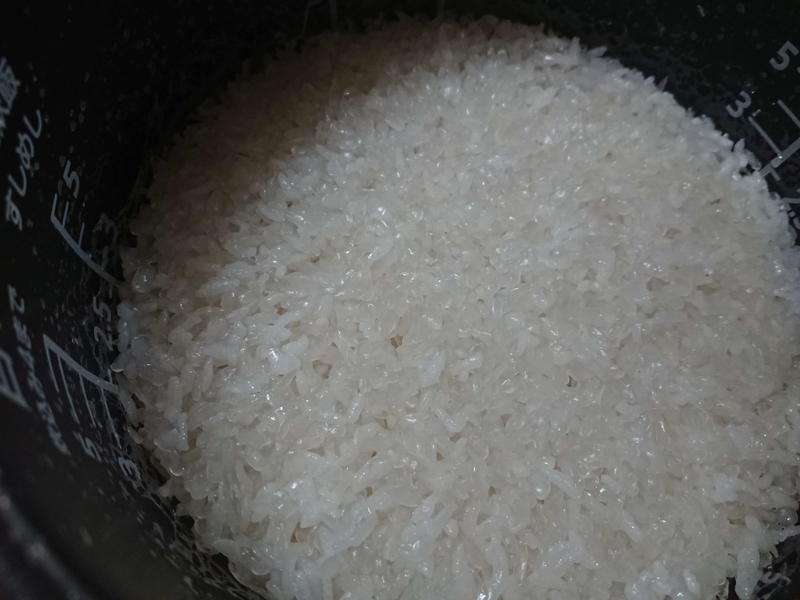 カロリー50％カットの50RICEの炊き上がり画像