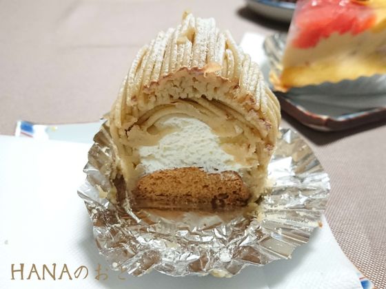 モンブラン断面