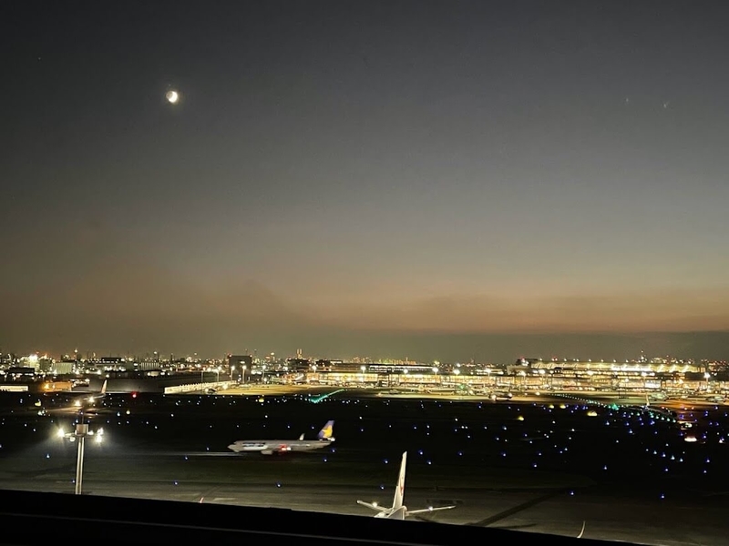 羽田空港の夜景
