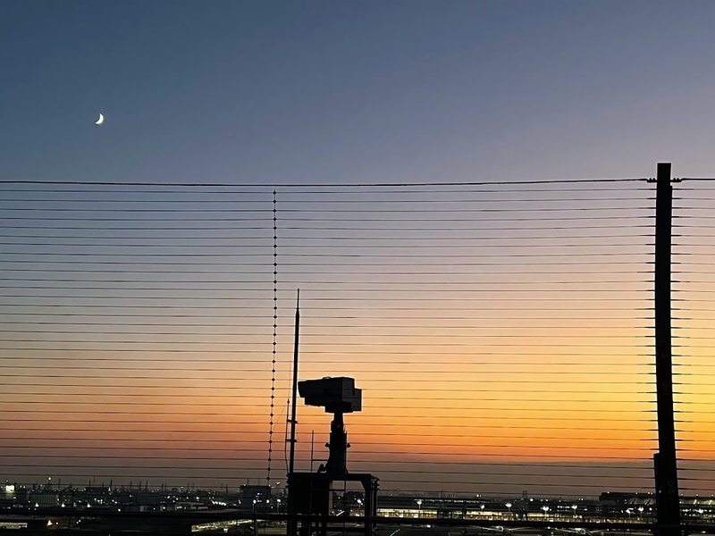 展望デッキベンチからの眺め