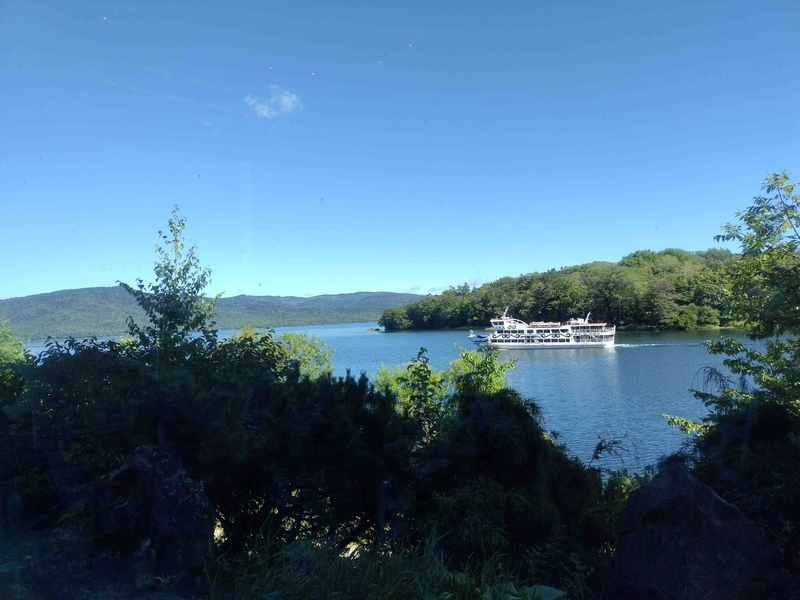 阿寒湖の遊覧船