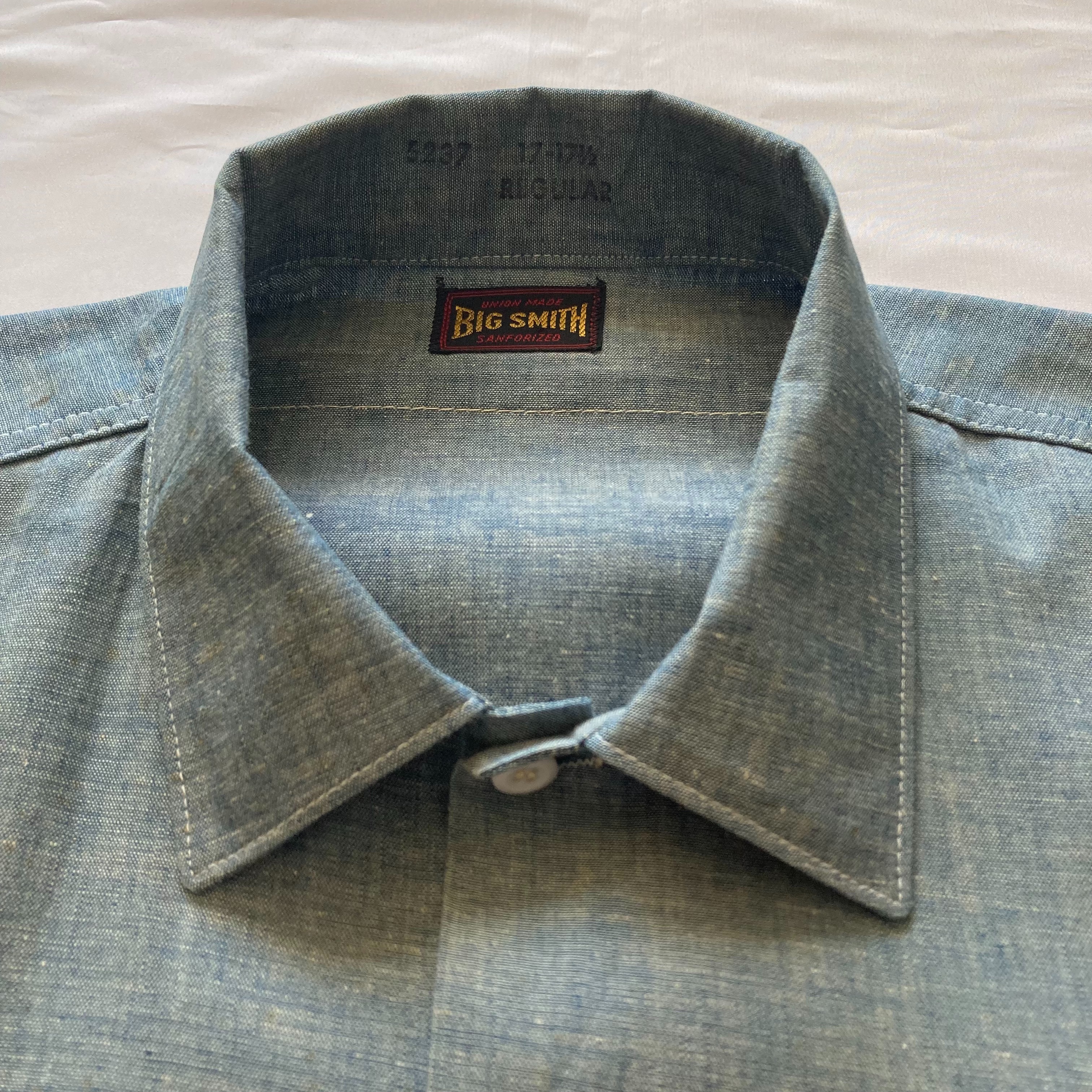 50’s BIG SMITH グレーシャンブレーシャツ 1294 デッドストック シャンブレーシャツ③ 50's deadstock