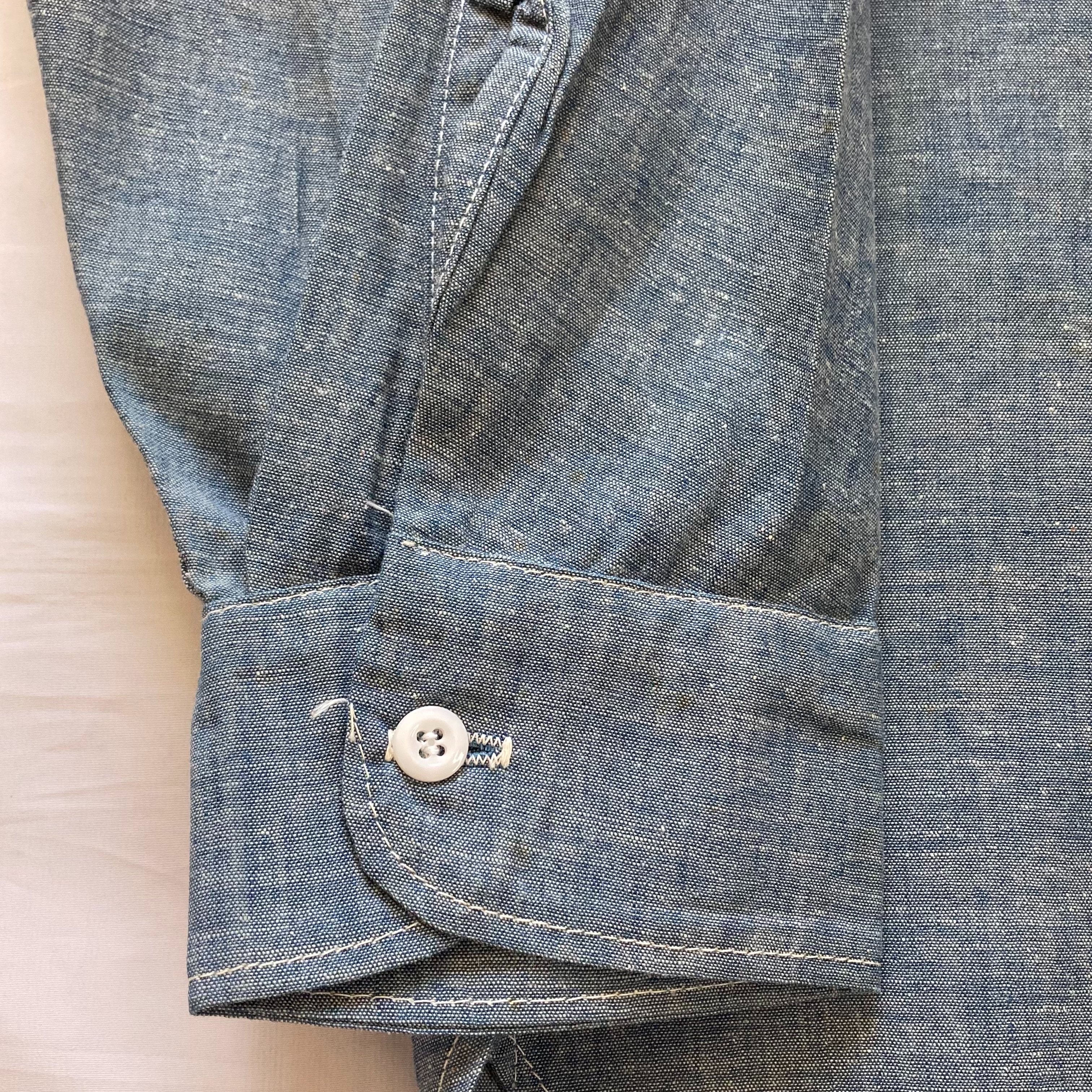 50’s BIG SMITH グレーシャンブレーシャツ 50's BIG SMITH グレーシャンブレーシャツ - メルカリ