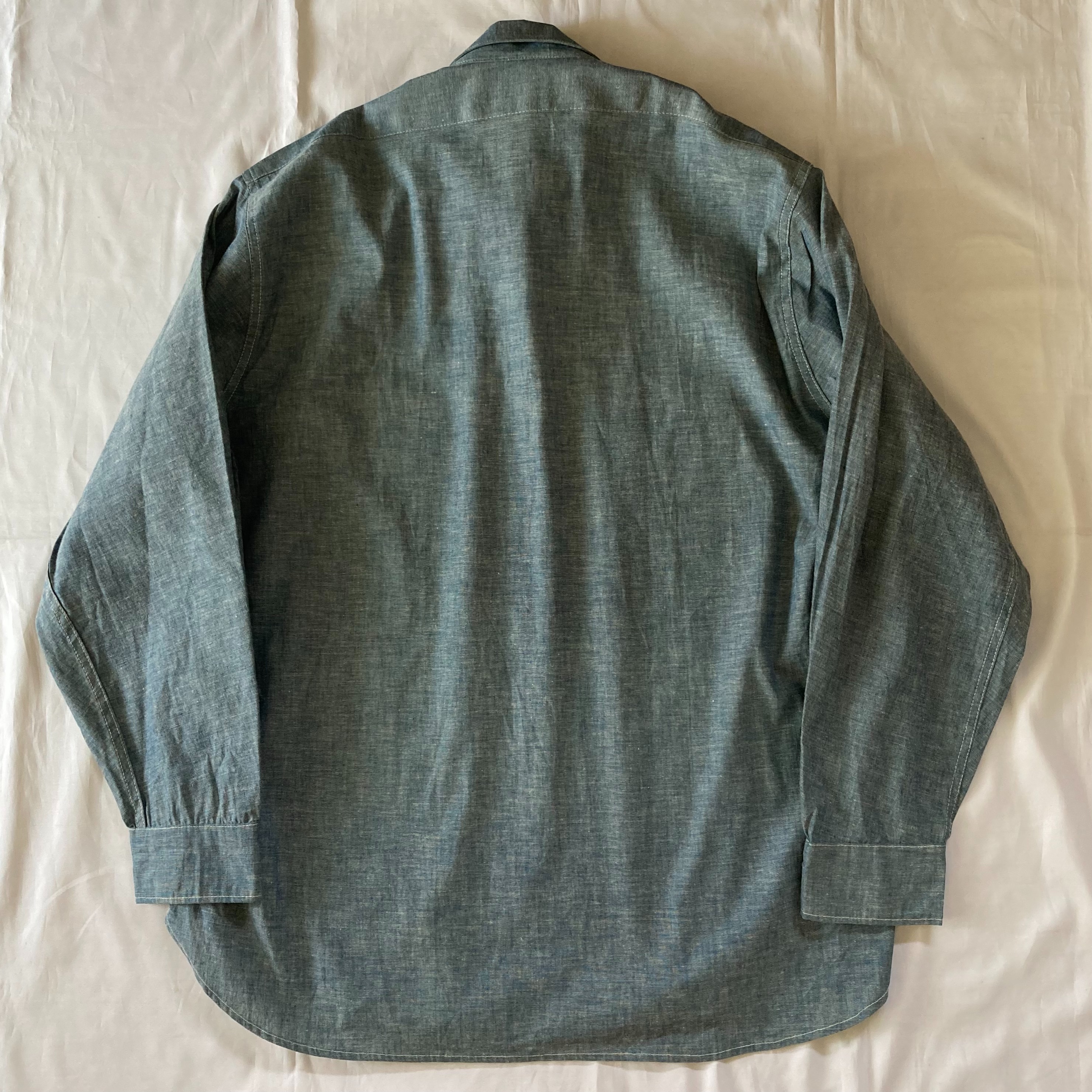 1294 デッドストック シャンブレーシャツ③ 50's deadstock