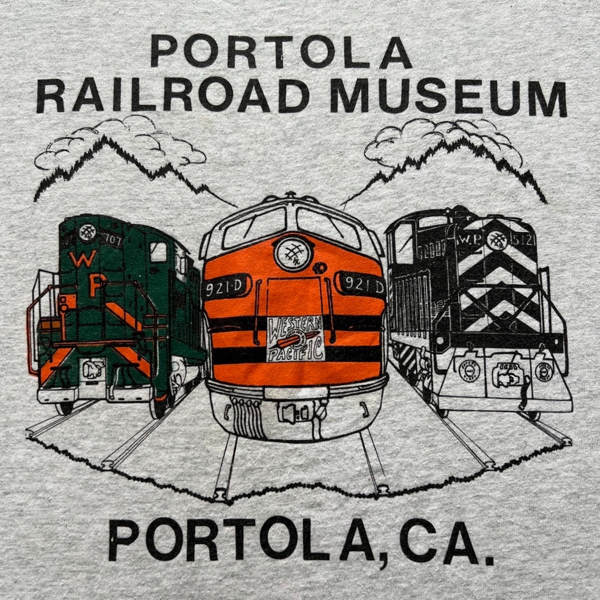 1530 鉄道博物館 ビンテージ Tシャツ 80's90's RAILROAD MUSEUM