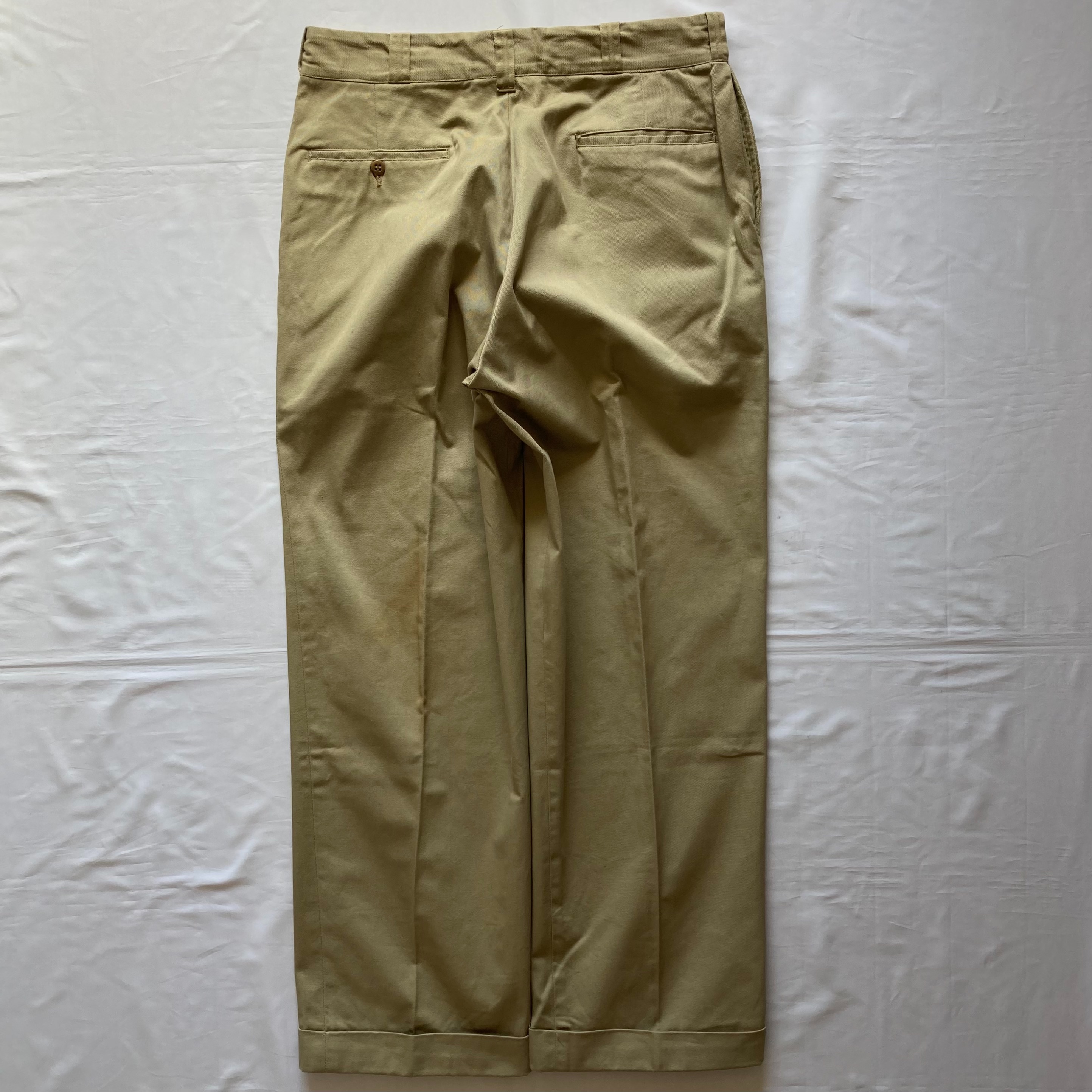 【雰囲気系】BIG MAC 50s〜60s ワークパンツ　チノパン 1604 デットストック！ 50's BIGMAC ワーク チノパン - VINTAGE