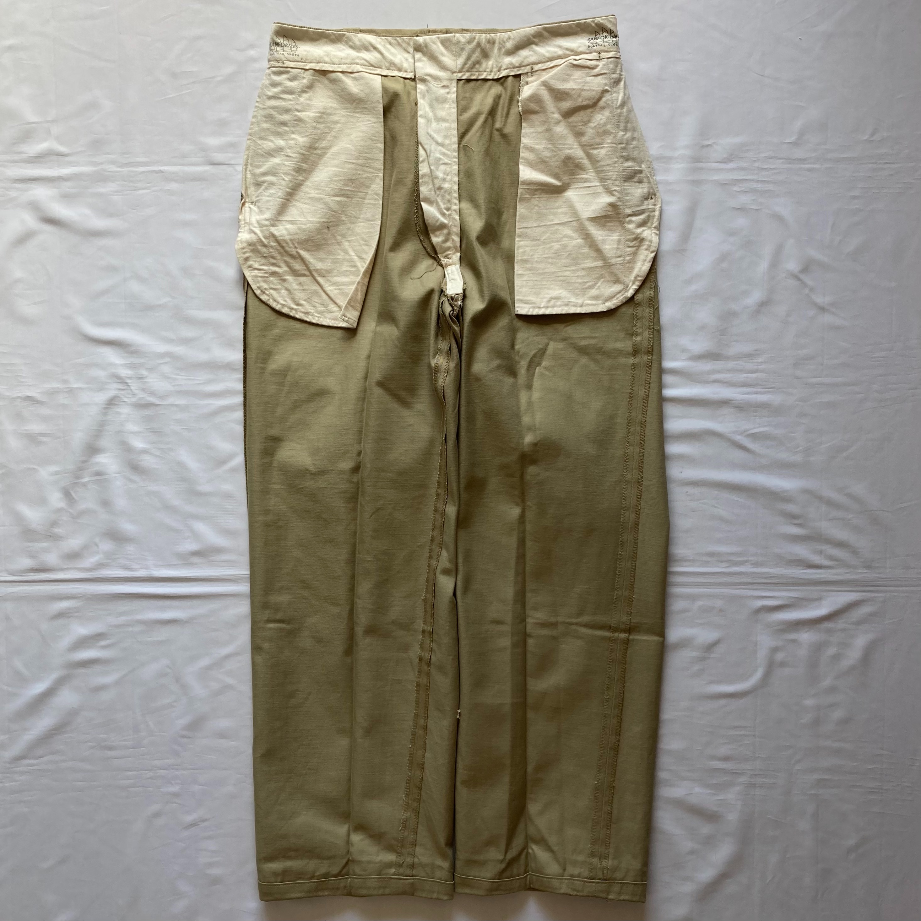 【雰囲気系】BIG MAC 50s〜60s ワークパンツ　チノパン 1604 デットストック！ 50's BIGMAC ワーク チノパン - VINTAGE