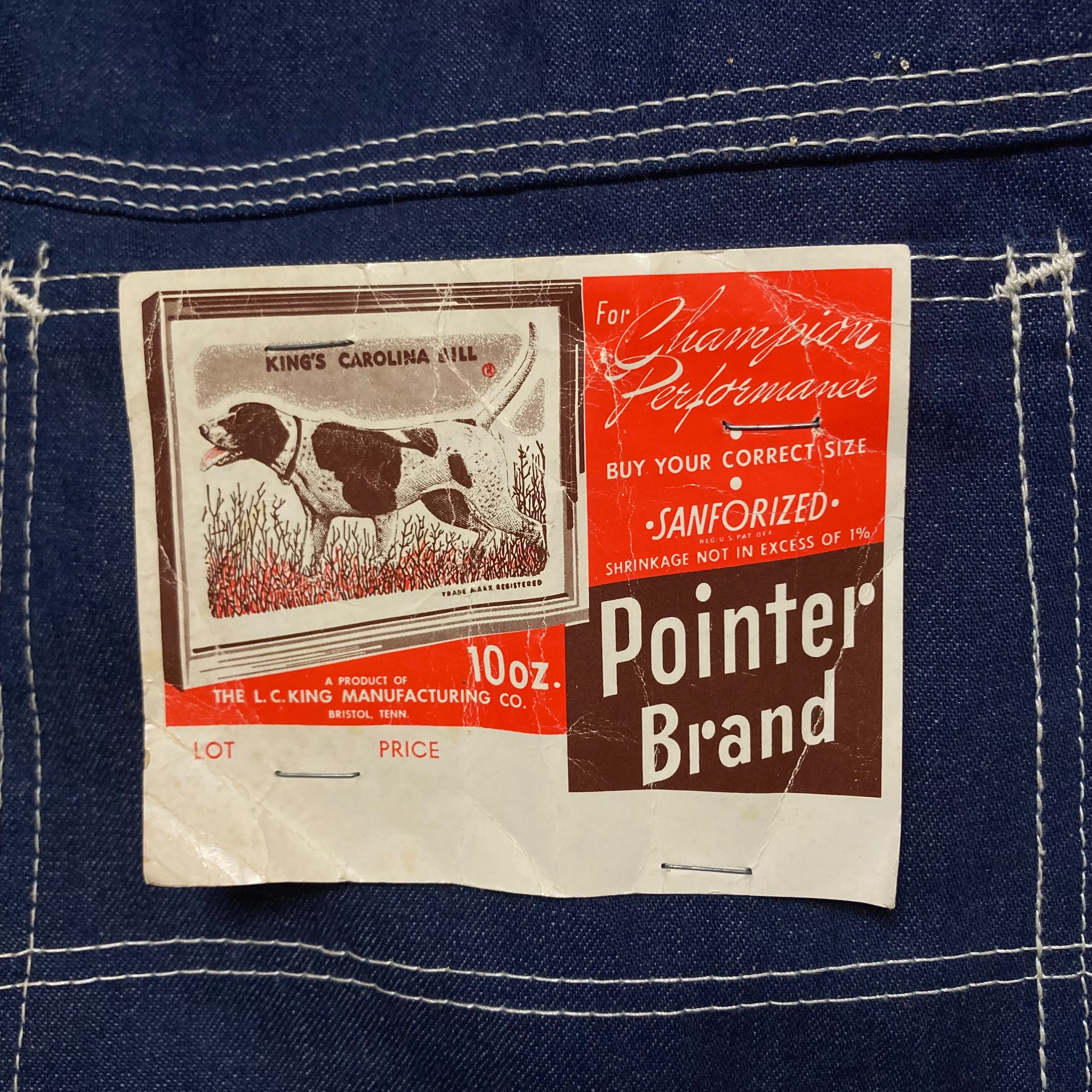 1842 発掘速報 60's ペインターデニムパンツ POINTER BRAND