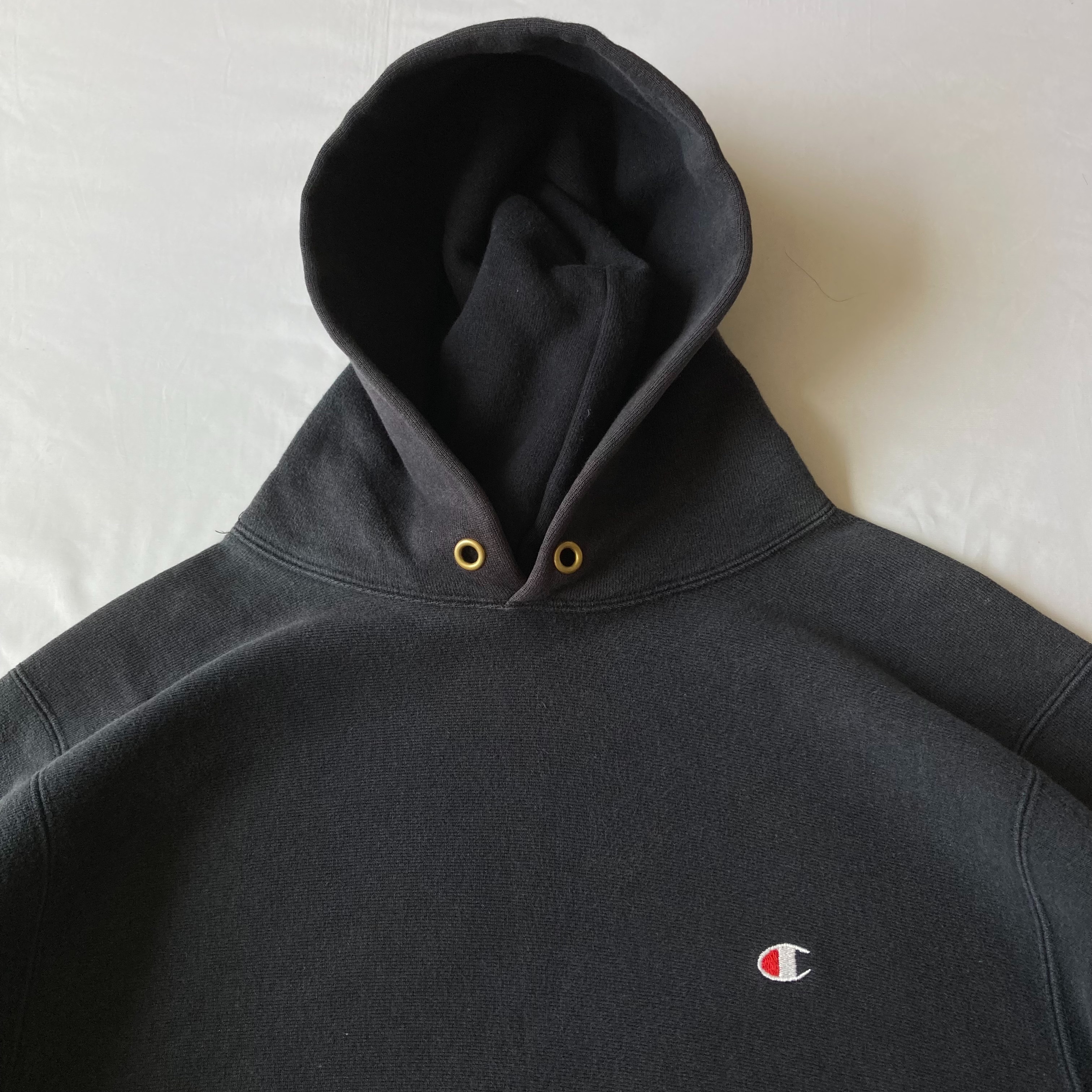 超美品 ほぼ使用感なし 黒 パーカー 90's チャンピオン リバース