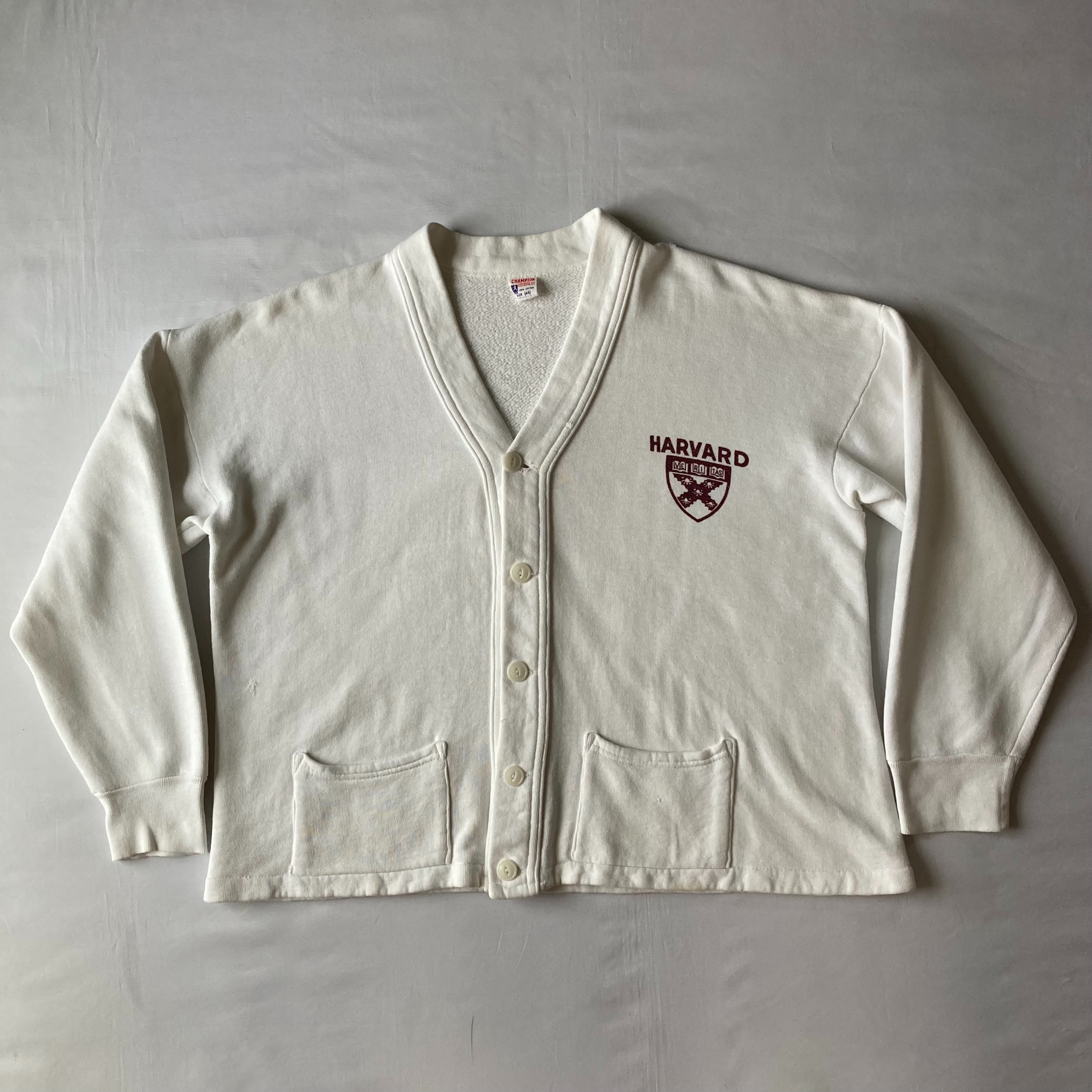 1916 珍品 チャンピオン ビンテージ スウェット カーディガン 50