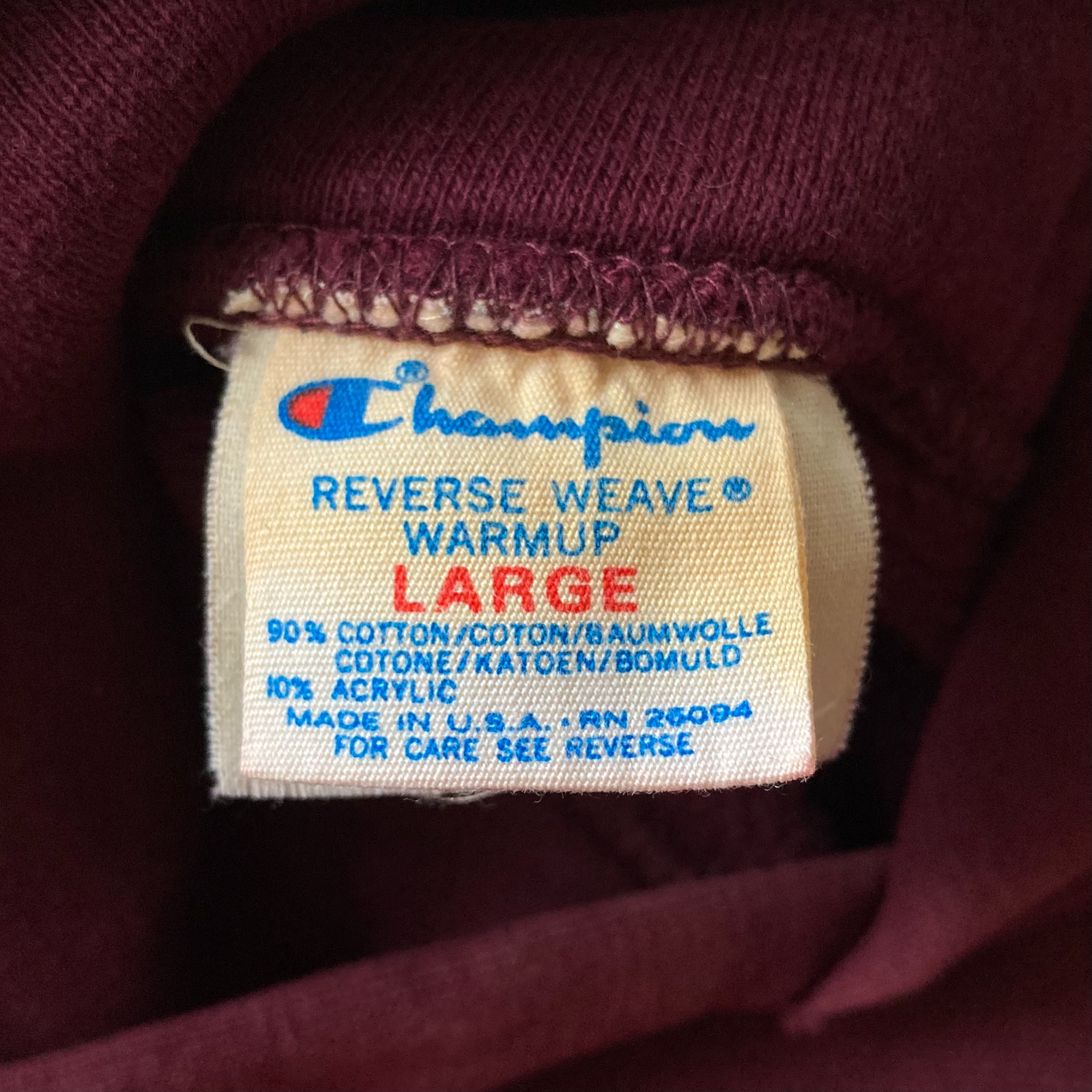 1917 珍品 過渡期モデル 80's チャンピオン リバースウィーブ Champion
