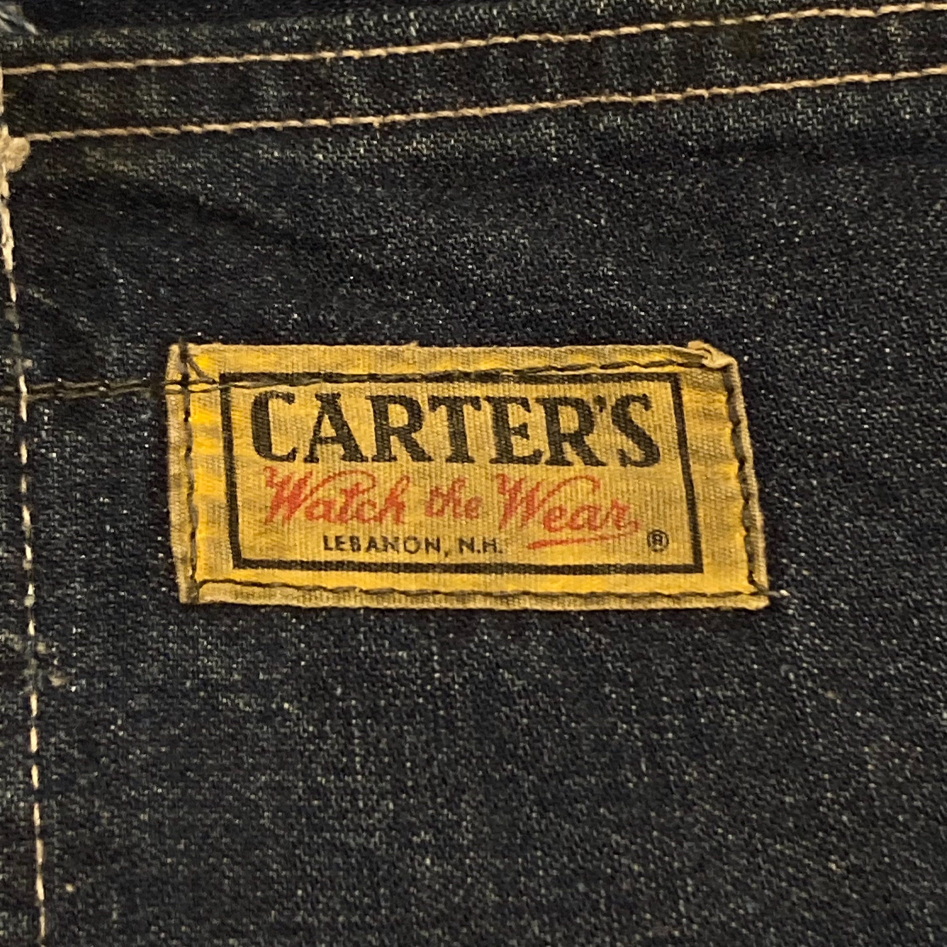 2366 50's60's ビンテージ デニム エプロン CARTER'S - VINTAGE
