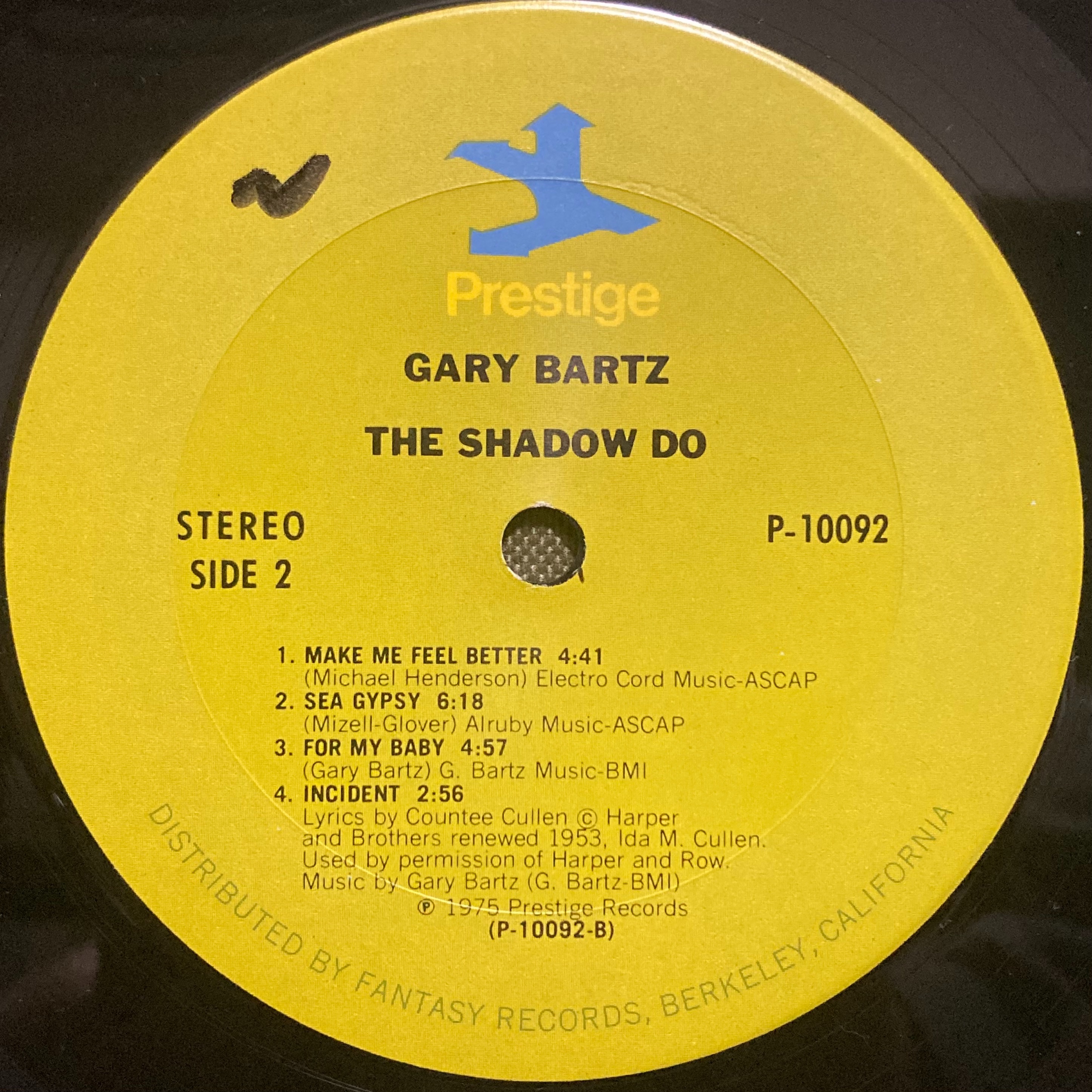 2380 スカイハイ プロダクション ① GARY BARTZ / THE SHADOW DO