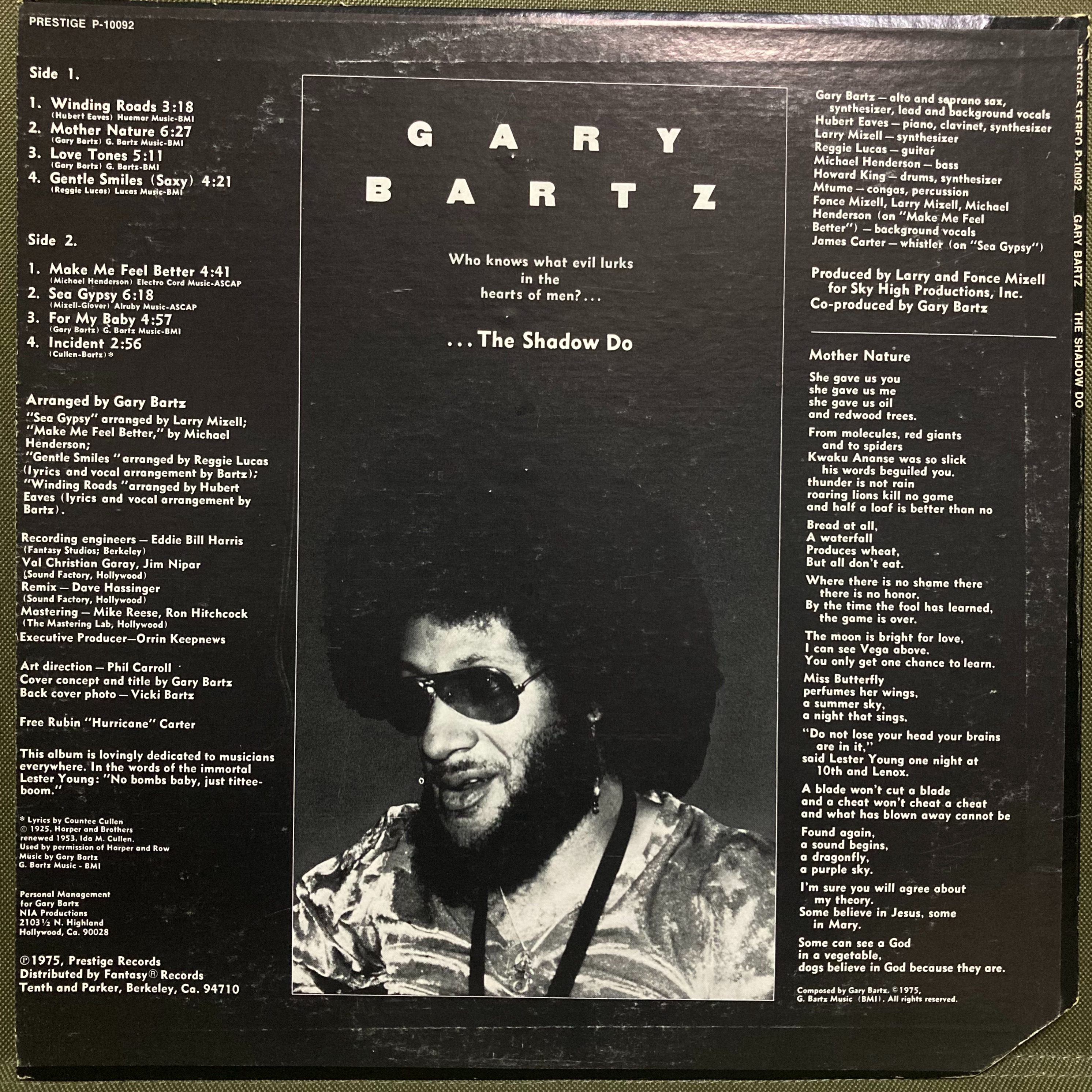 2380 スカイハイ プロダクション ① GARY BARTZ / THE SHADOW DO