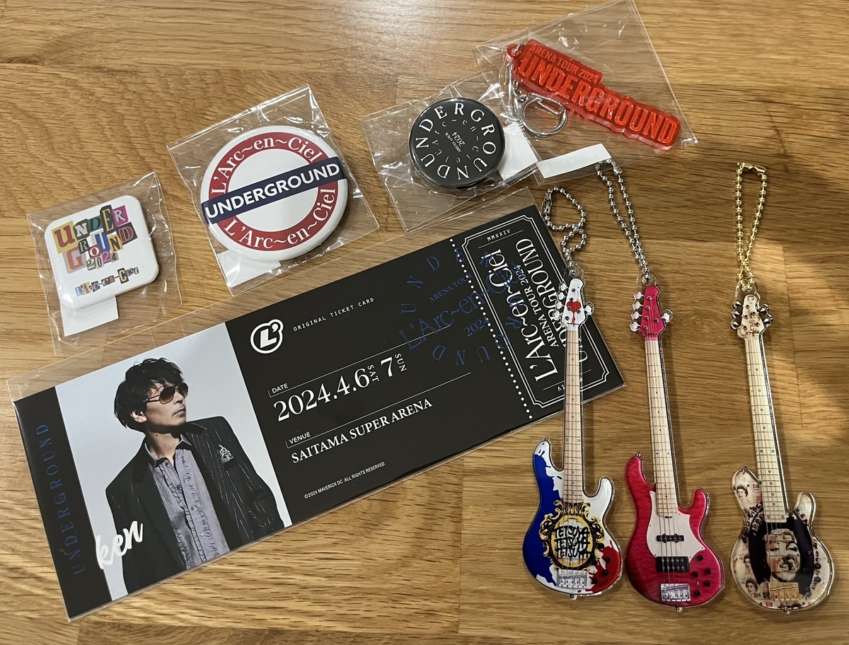 4/6 L'Arc～en～Ciel「ARENA TOUR 2024 UNDERGROUND」in さいたま