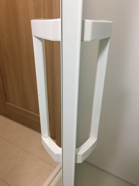 浴室ドアの側面掃除後2