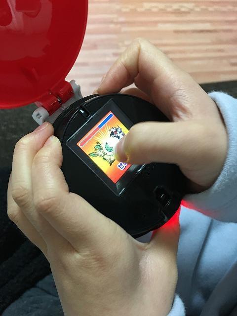 サトシとバトル中