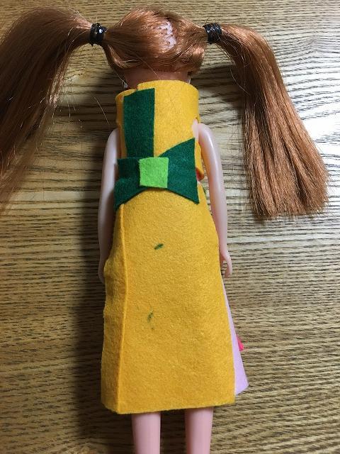 りかちゃん人形の洋服作り2