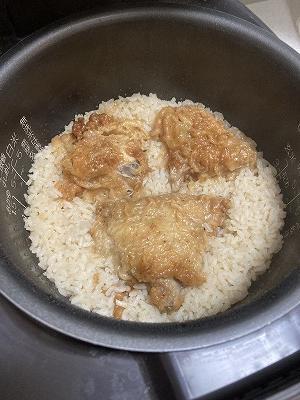 フライドチキンの炊き込みご飯