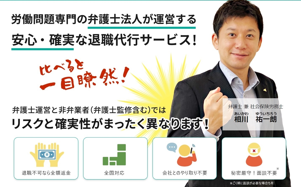 退職代行「退職110番」