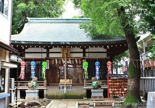 大阪の安倍晴明神社の本殿