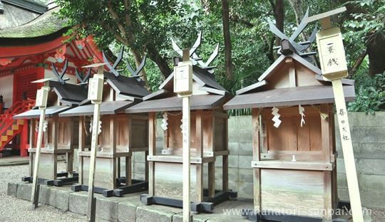 鏡作坐天照御魂神社の四社