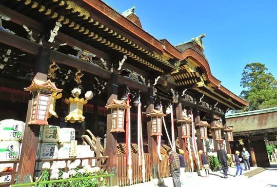 北野天満宮の拝殿