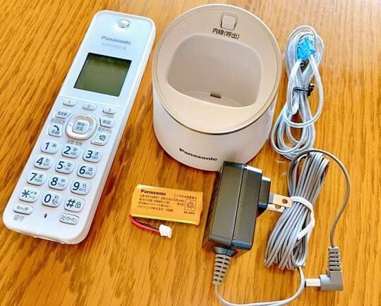 パナソニック 受話器コードレスタイプ 留守番 電話機 (親機のみ