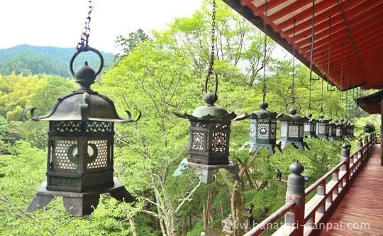 談山神社の拝殿から