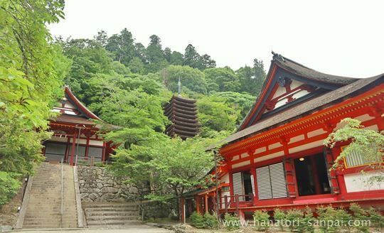 談山神社の境内の社殿