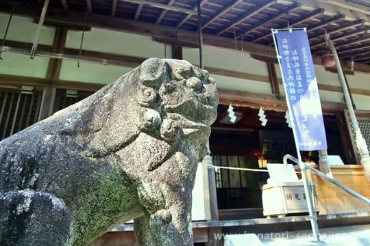 葛木坐火雷神社の狛犬