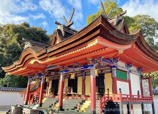 錦織神社の本殿