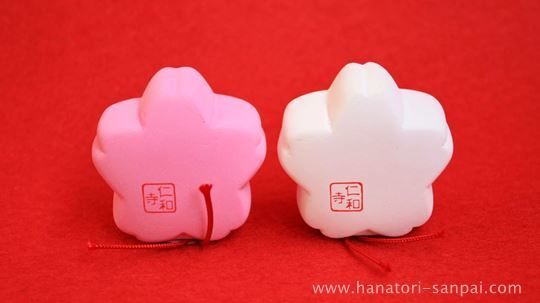 仁和寺の桜おみくじ後ろ