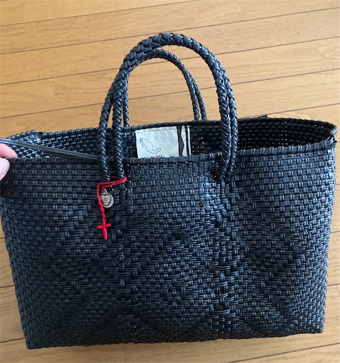 OJO DE MEX オホデメックス　　　　　　メキシコ製カゴバック お気に入りの編み上げカゴバッグ『OJO DE MEX(オホデメックス)』 - 花