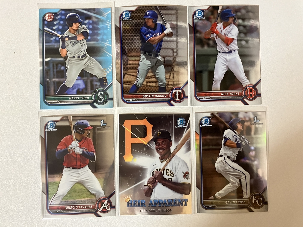 2022 Bowman Draft Baseball Lite Box 開封。 - 野球カードと私と。