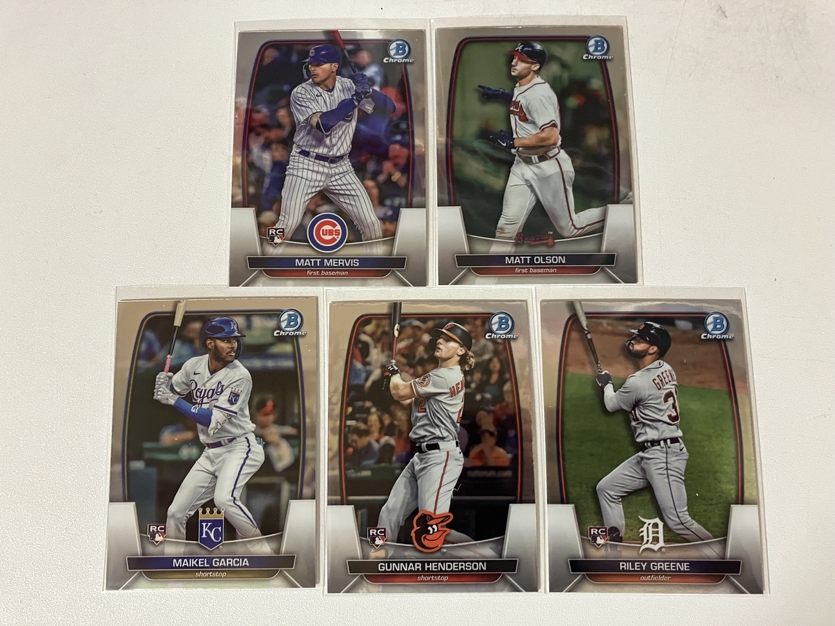 2023 Bowman Chrome Mega Box 開封。2回戦 - 野球カードと私と。